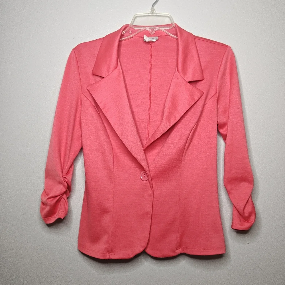 Coral Blazer Jacket Fashion Magazine
